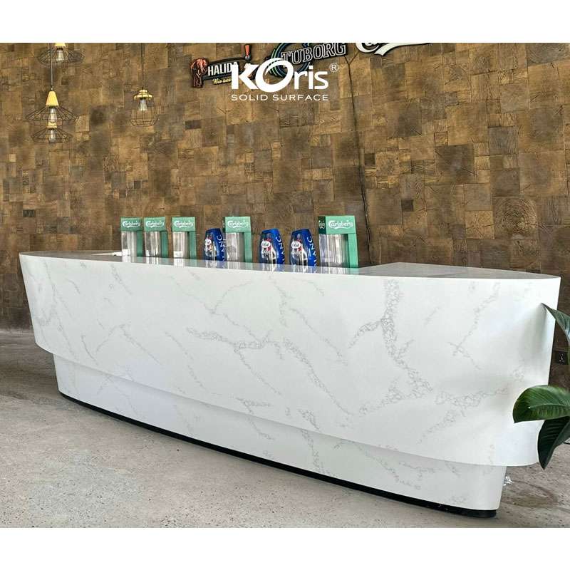 Solid Surface Reception Desk