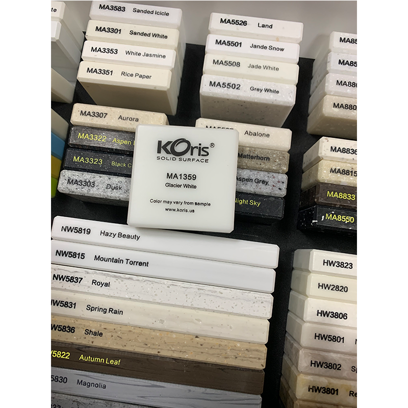 Quality Customize Colors Acrylic Solid Surface Stone Acrylic Surface Countertop Stone