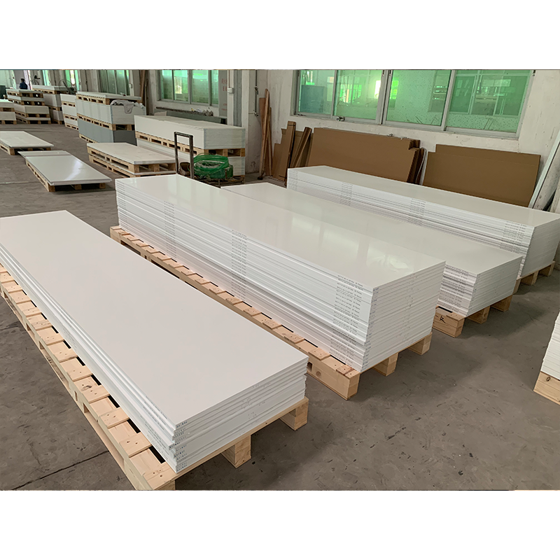 Factory Faux Stone PMMA Resin 12*760*3660mm Artificial Stone Solid Surface Countertop Material