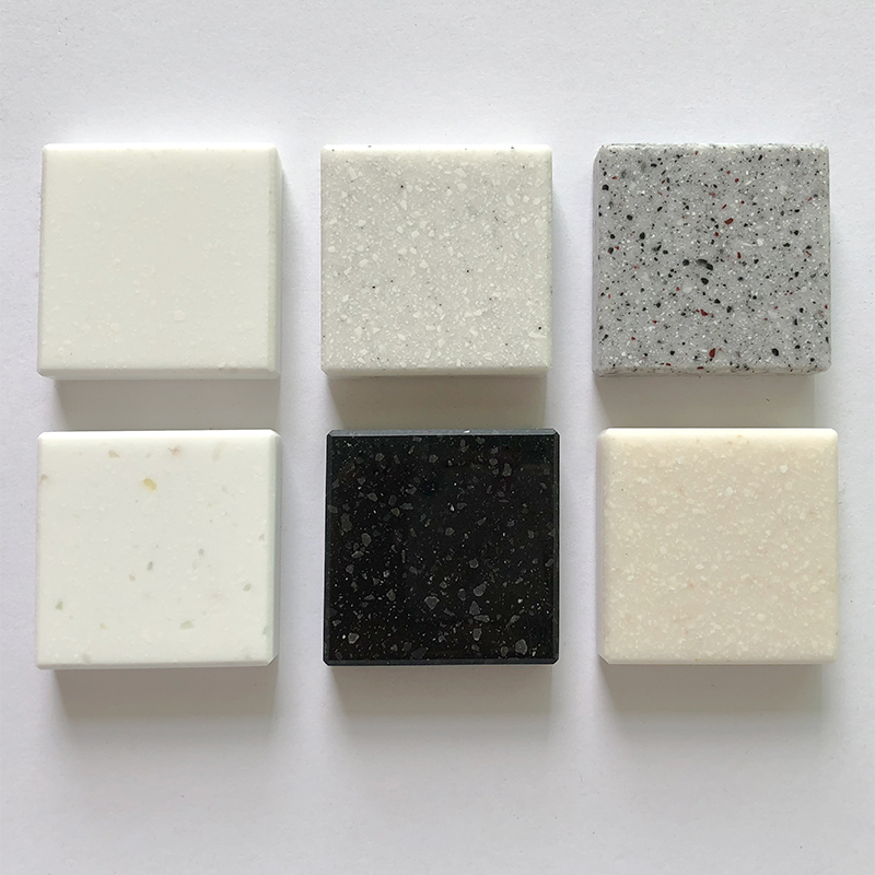 Marble Stone Acrylic Polyester Solid Surface Artificial Marble White Solid Surface Countertops