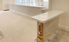 Ariston White Artfificial Stone Marmor Barva Trdna površina HW6804