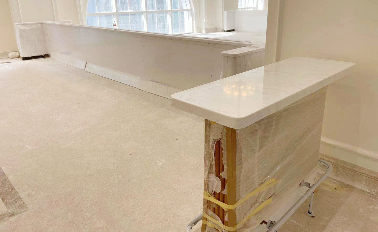 Ariston White Artfificial Stone Marmor Barva Trdna površina HW6804
